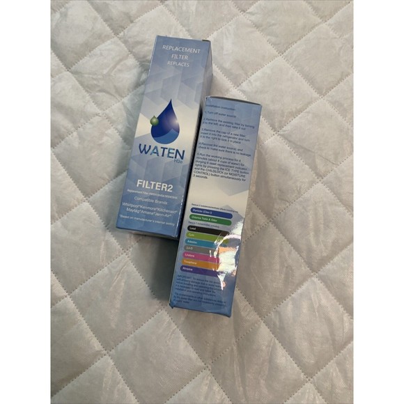 WATEN H2o #2 2 pak Replacement Water Filters W10413645A W10413645 EDR2RXD1 - Picture 12 of 16